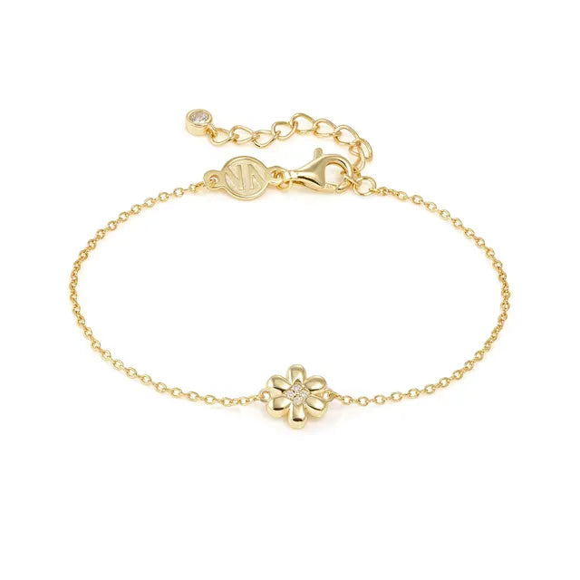 Nomination Petit Sparkle Gold Flower Bracelet