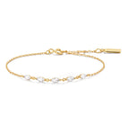 Gold Quintet Marquise Bracelet