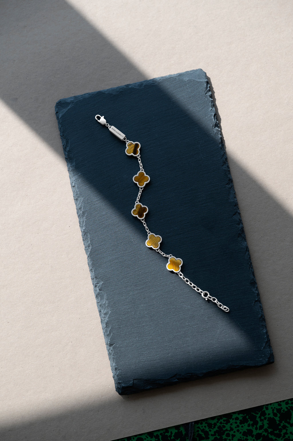 Clover Bracelet Tigers Eye