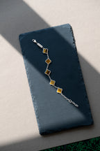 Clover Bracelet Tigers Eye