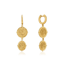 Load image into Gallery viewer, Gold Axum Mini Hoop Earrings E020-02G
