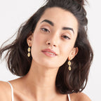Gold Axum Mini Hoop Earrings E020-02G