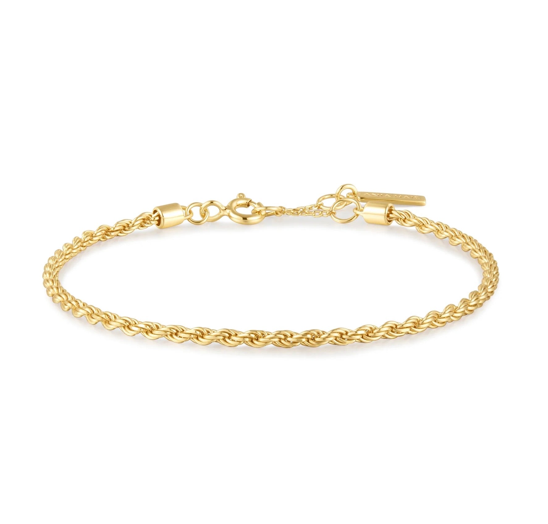 GOLD ROPE TWIST BRACELET
