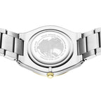 BERING Ladies Two Tone Metal Strap Watch with White Dial 19932-710