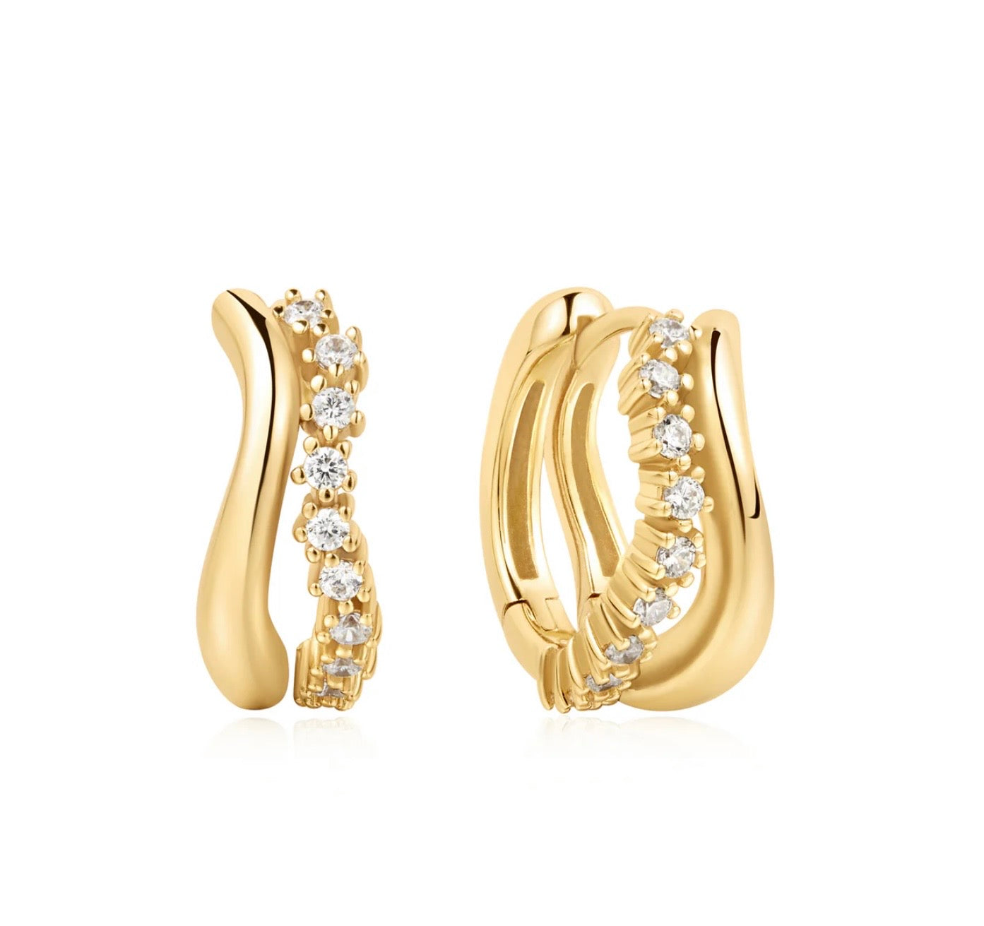 GOLD SPARKLE DOUBLE HUGGIES