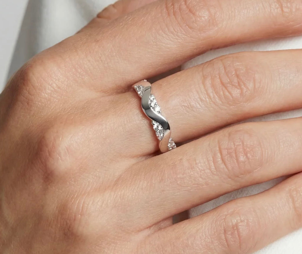 Ellera Waves Silver Altro Ring