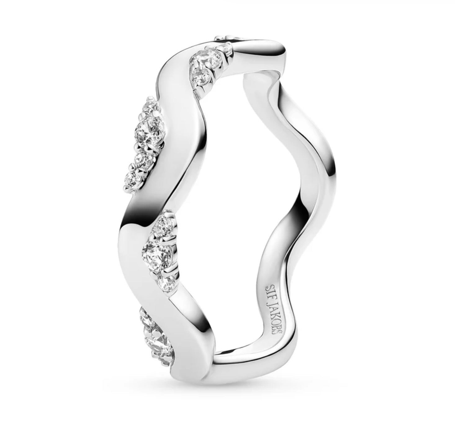 Ellera Waves Silver Altro Ring