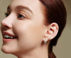 SILVER SPARKLE CLIMBER STUDS
