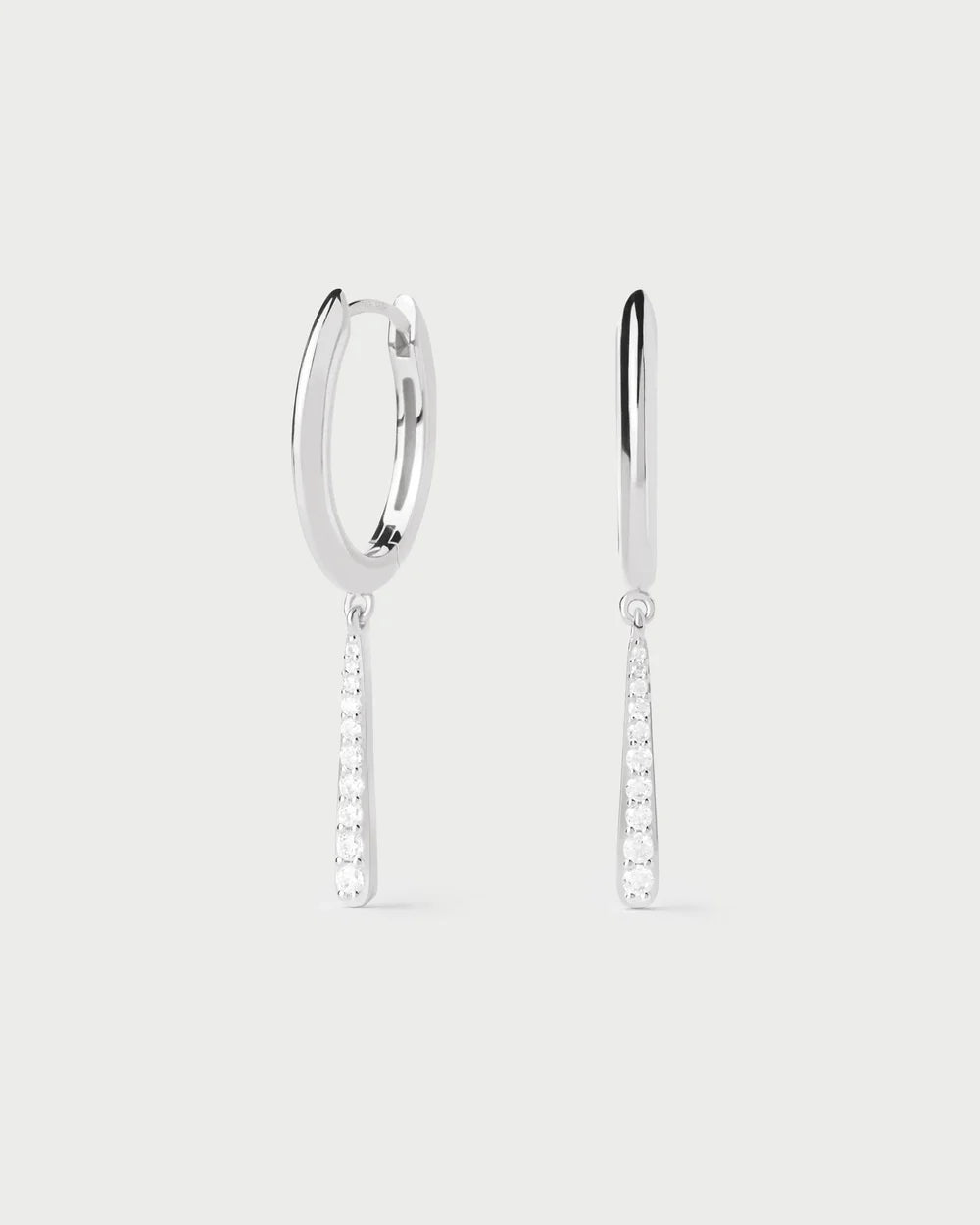 Olga Silver Mini Hoops