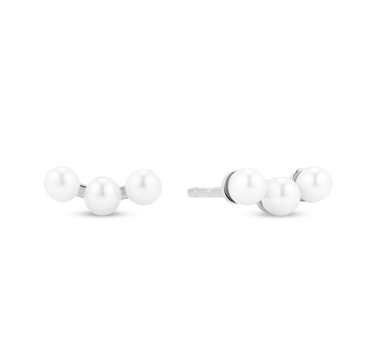 Essenza Perla Tre Stud Earrings