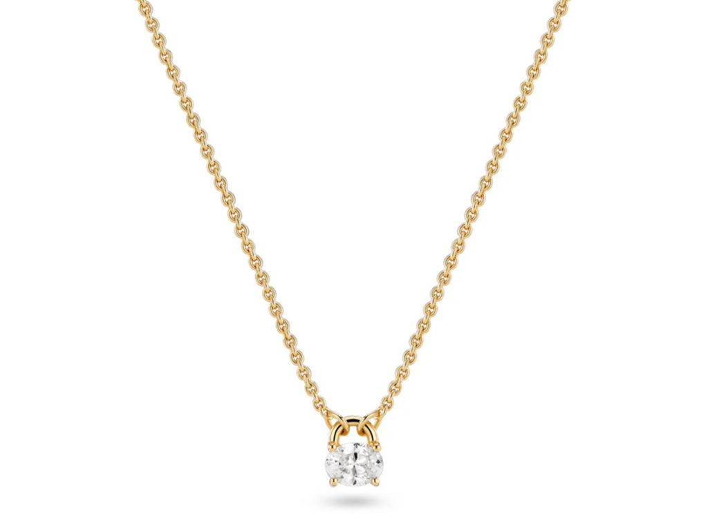 Essenza Gold Ovale Necklace