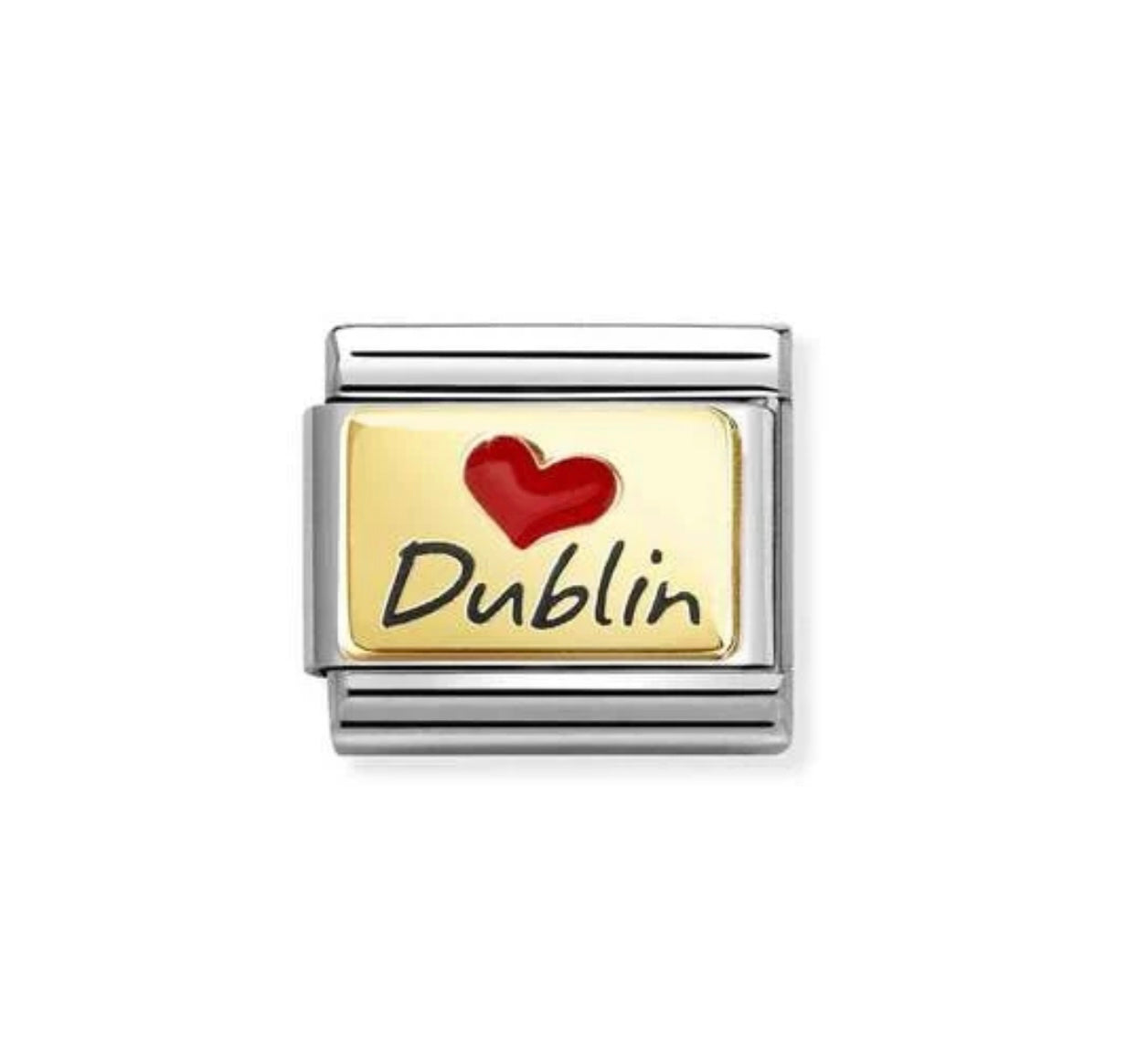 Nomination Classic Gold I love Dublin Charm