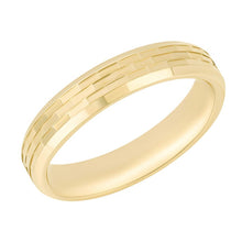 Load image into Gallery viewer, 9ct Yellow Gold Snake Textured Ring

