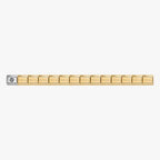 Nomination CLASSIC Gold Coloured Base Charm Bracelets in stainless steel
