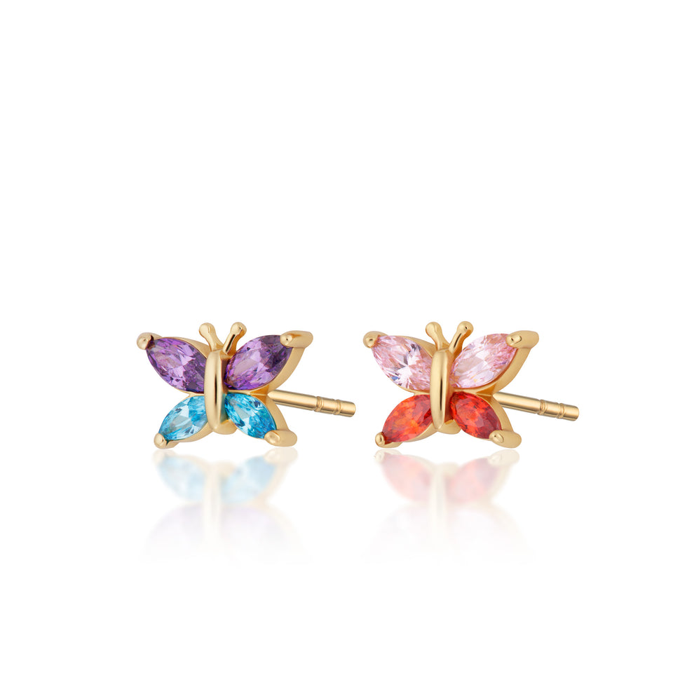Hannah Martin Colour Pop Butterfly Earrings