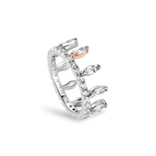 Load image into Gallery viewer, Clogau® Celebration Sterling Silver Crown Ring with Topaz
