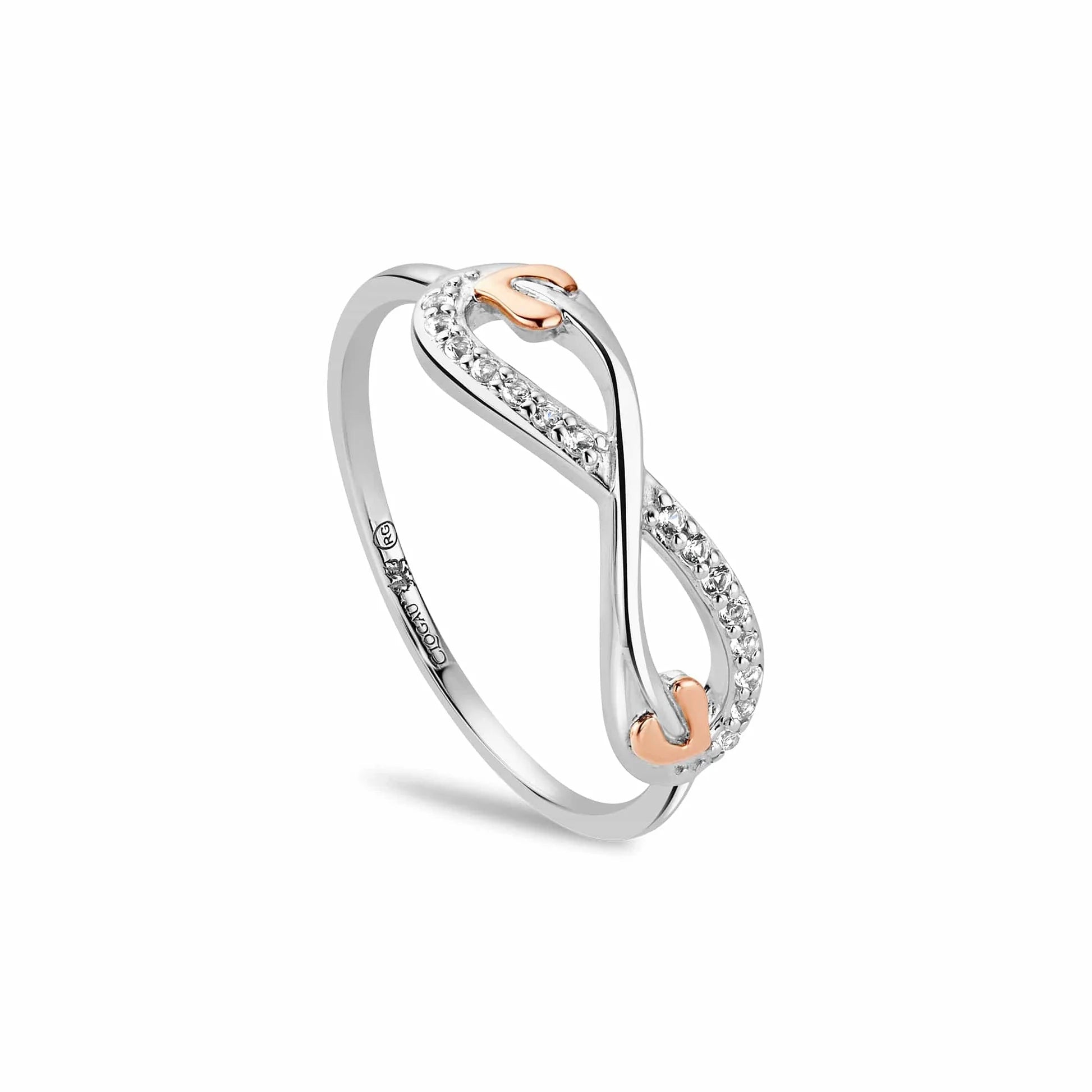 Clogau® Tree of Life® Sterling Silver Infinity Ring with Topaz
