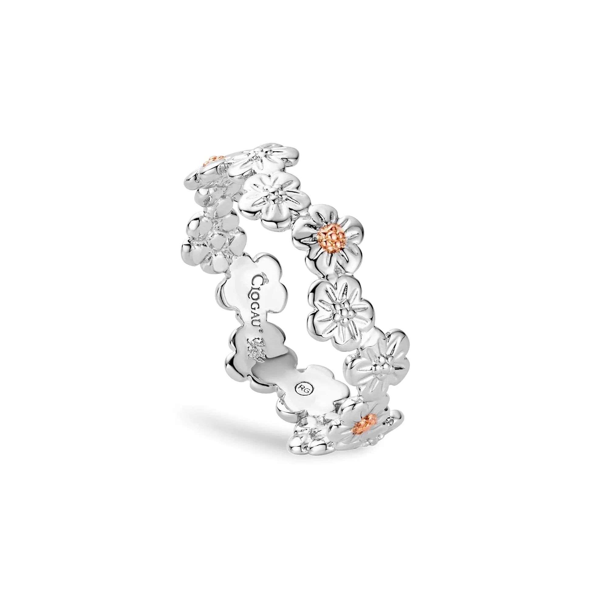 Clogau® Nature’s Wonder Sterling Silver Forget Me Not Silver Ring