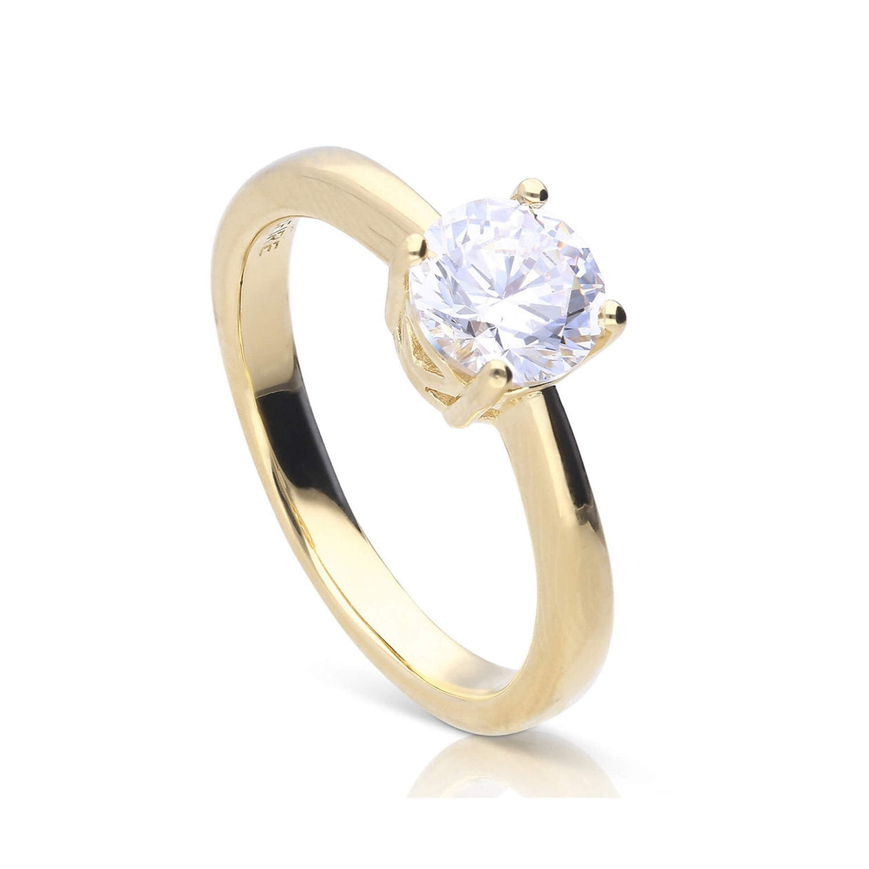 Diamonfire Gold Plated 1.5ct Ring