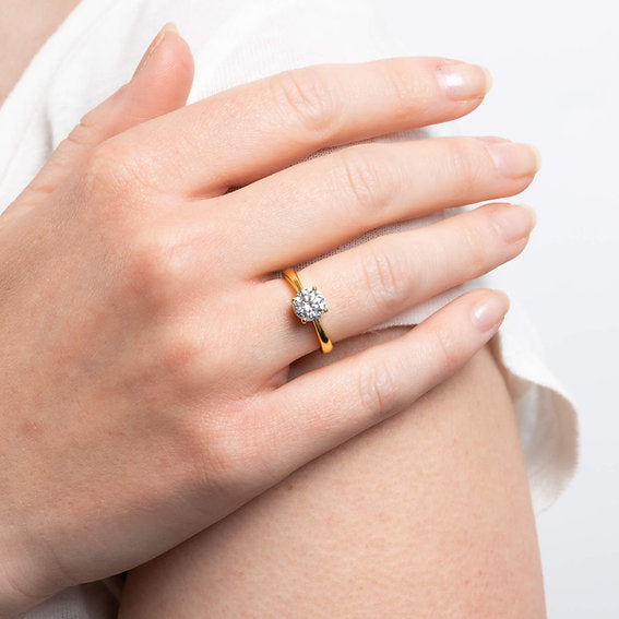 Diamonfire Gold Plated 1.5ct Ring