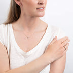 Diamonfire 4 Claw Set 0.25ct Zirconia Necklace