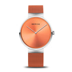 Bering Ladies Orange Silver Watch 14539-505