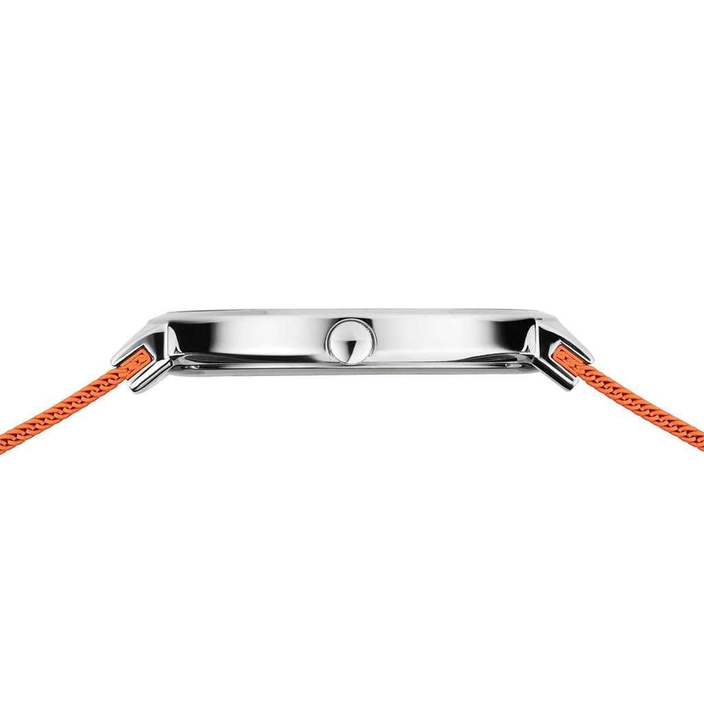 Bering Ladies Orange Silver Watch 14539-505
