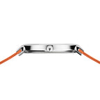 Bering Ladies Orange Silver Watch 14539-505
