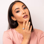 Diamonfire Zircornia Cluster Statement Ring