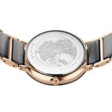 Load image into Gallery viewer, Bering Ladies Ceramic Grey Rose Gold Watch 111435-768
