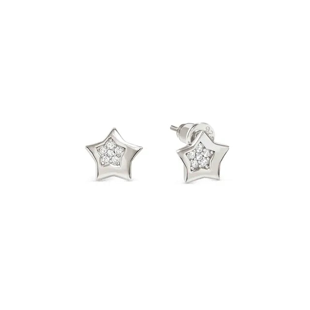 Nomination Petit Sparkle Silver Star Stud Earrings