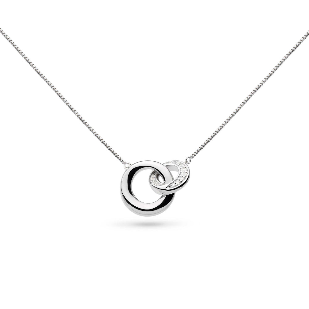 Bevel Cirque Link Pavé Necklace