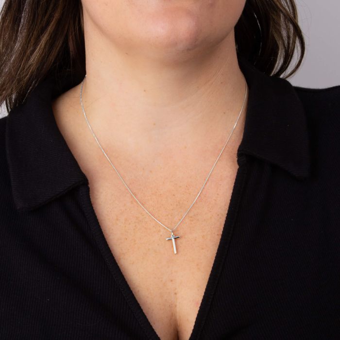 Silver Initial Pendant Letter T