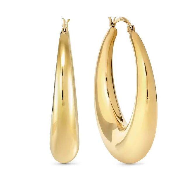 Nomination Ecclectica Gold Tone Large Hoop Earrings