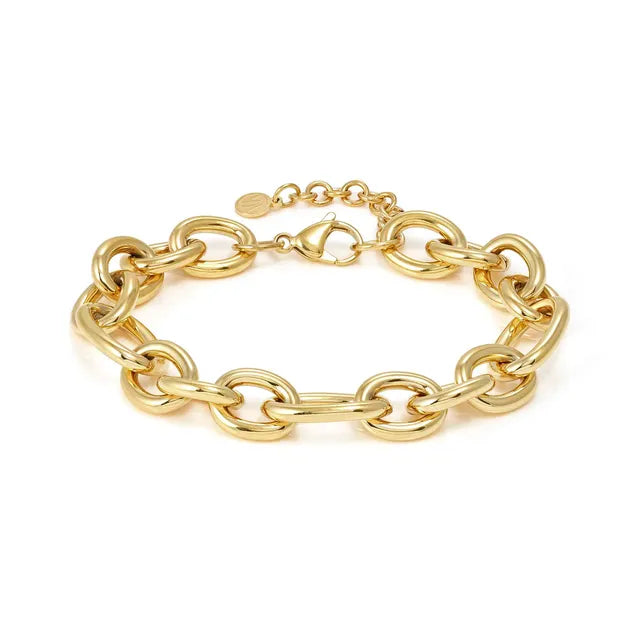 Nomination Ecclectica Gold Tone Chunky Chain Bracelet