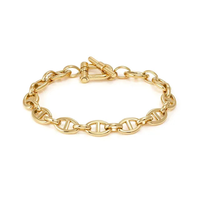 Nomination Ecclectica Gold Tone T-Bar Bracelet