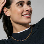 Nomination Ecclectica Gold Tone T-Bar Necklace