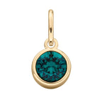 Gold Plated Crystal Birthstone Charm