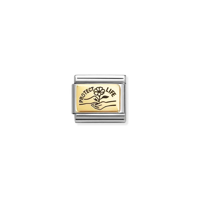 Nomination Classic Gold Protect Life Charm