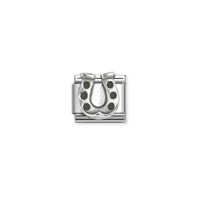 Nomination Classic Silver Danish Horseshoe Charm