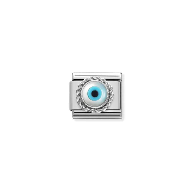Nomination Classic Silver Greek Eye Charm