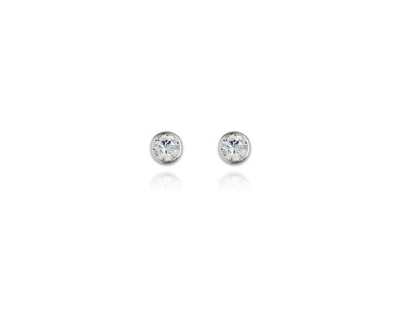 Hatsu Silver Stud Earrings
