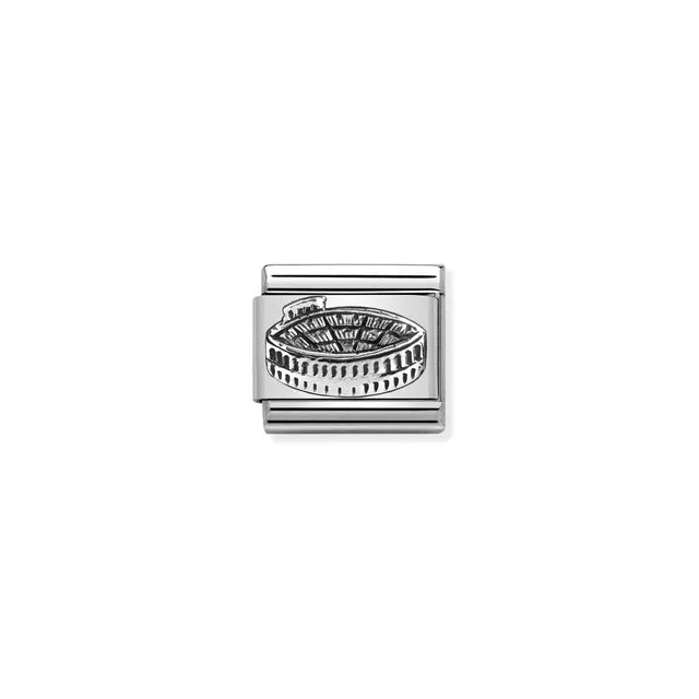 Nomination Classic OXIDIZED SYMBOLS Silver Verona Arena Charm