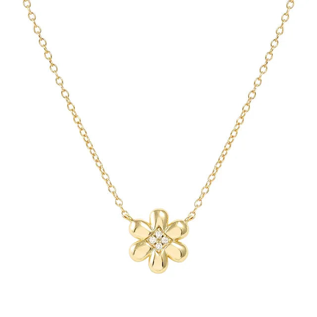 Nomination Petit Sparkle Gold Flower Necklace