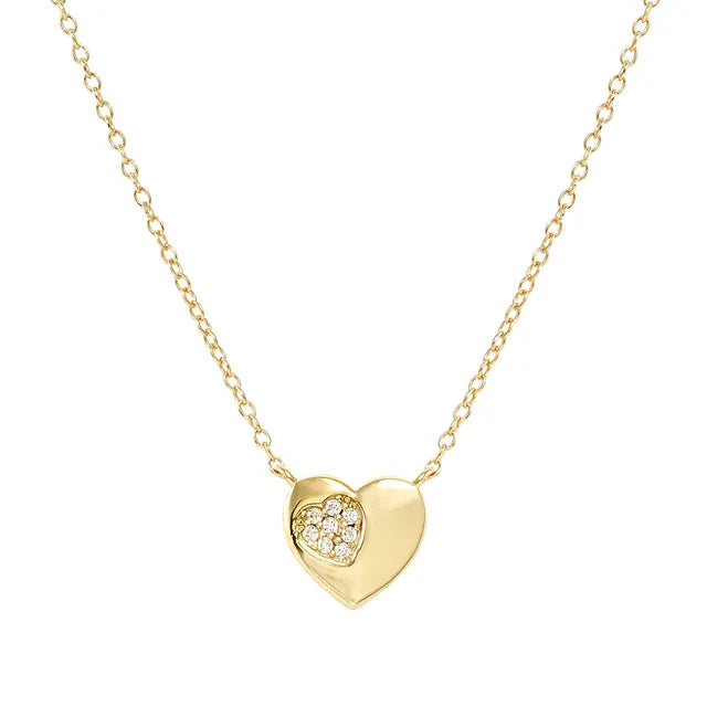 Nomination Petit Sparkle Gold Heart Necklace