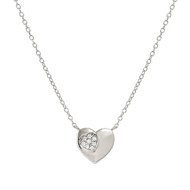 Nomination Petit Sparkle Silver Heart Necklace