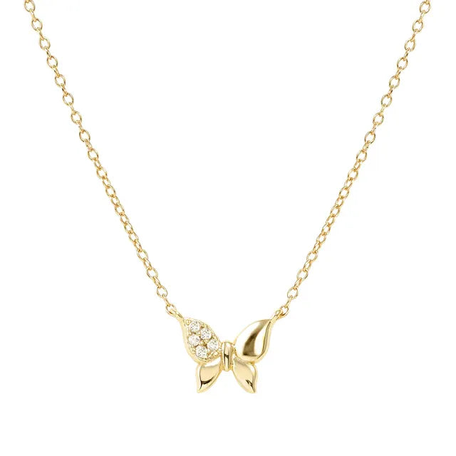 Nomination Petit Sparkle Gold Butterfly Necklace