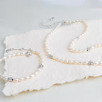 Blossom Flyte Honey Flower Rice Pearl Station Bracelet