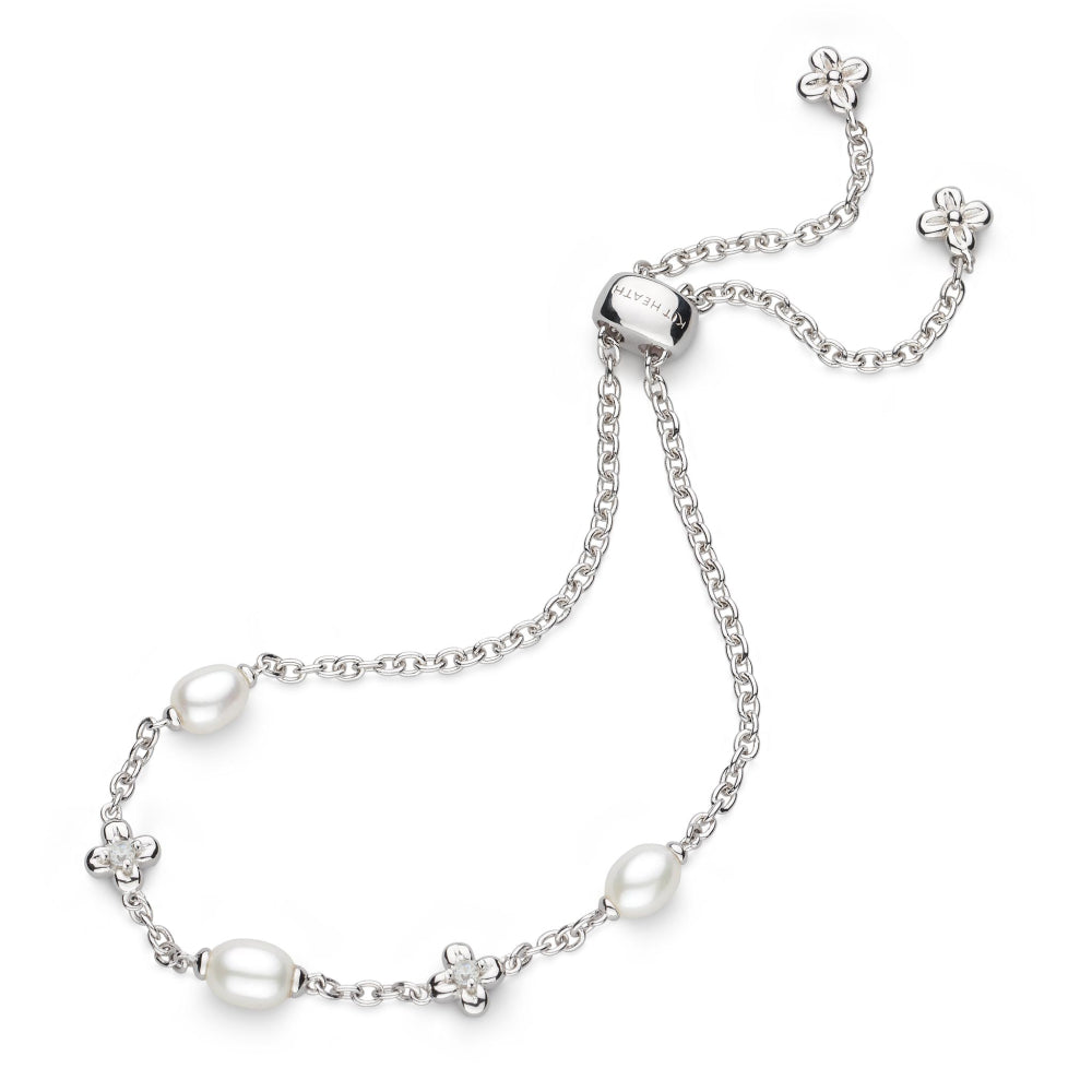 Blossom Flyte Honey Flower Pearl Toggle Bracelet