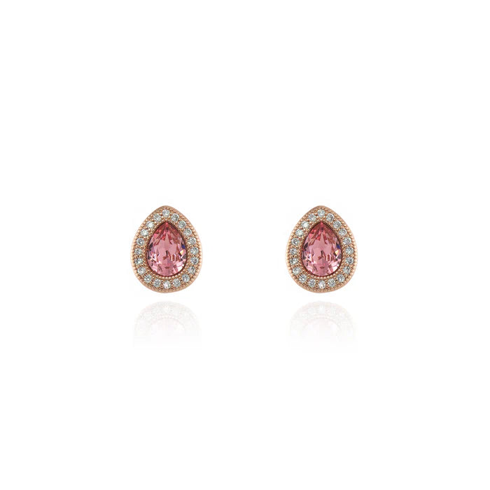Cachet Talma Rose Pink Gold Earrings